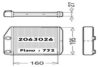 OPEL 161846855702423 Heat Exchanger, interior heating